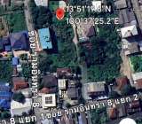 ขายที่ดินซอยรามอินทรา8ห่างสถานีรถไฟฟ้าสายสีชมพู300เมตร80ตารางวา